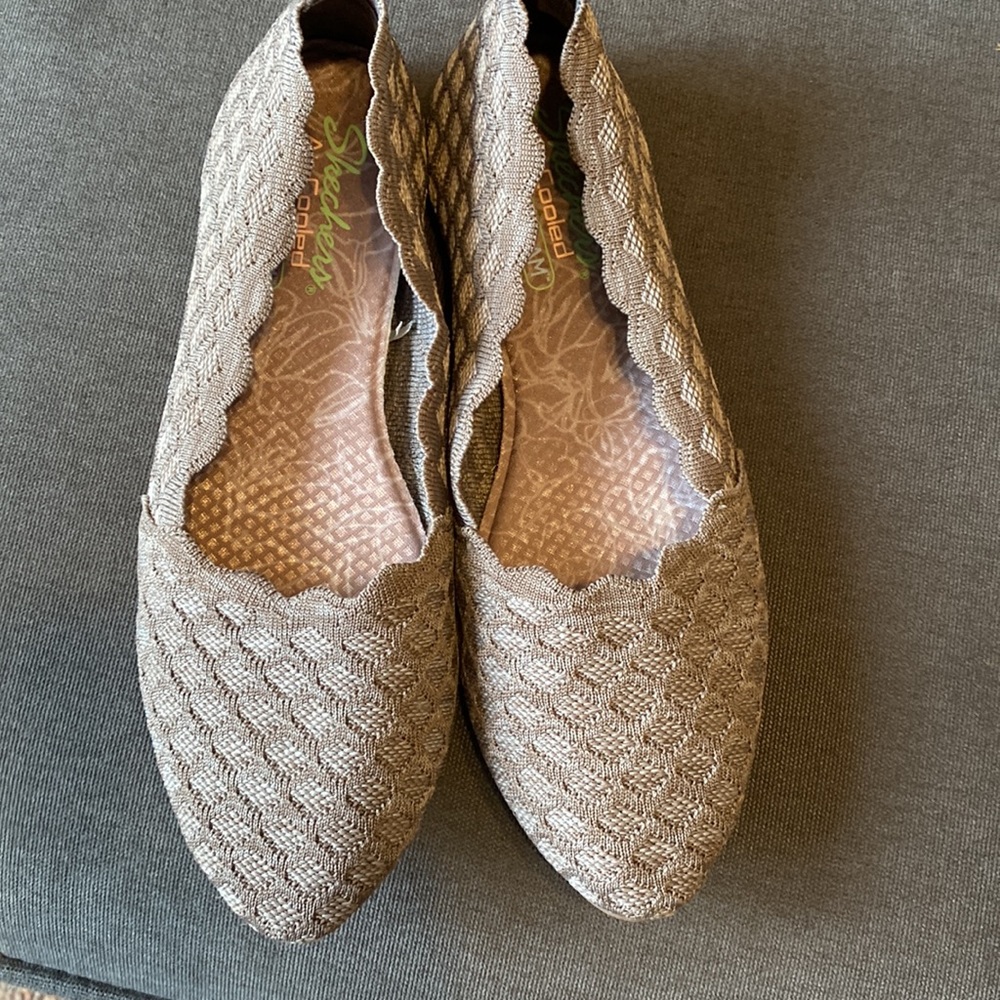Sketchers Cleo Honeycomb Knit Flats